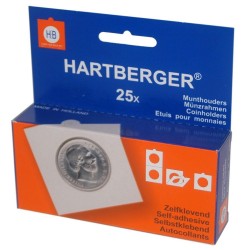 Assorted Pack 15mm - 39.5mm - Self-Adhesive Hartberger Coin Holders