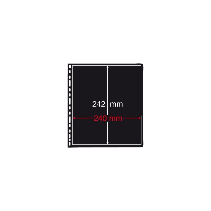 Black Single-Sided Prinz Texas Stock Sheets
