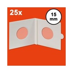 15mm - 39.5mm - Self-Adhesive Hartberger Coin Holders