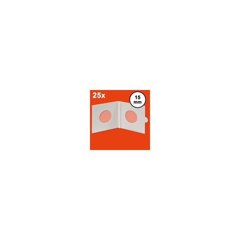15mm - 39.5mm - Self-Adhesive Hartberger Coin Holders