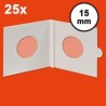 15mm - 39.5mm - Self-Adhesive Hartberger Coin Holders
