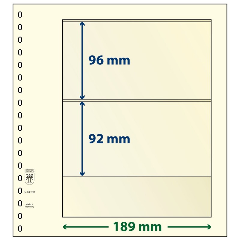 2 Pocket - Lindner T Blank Pages