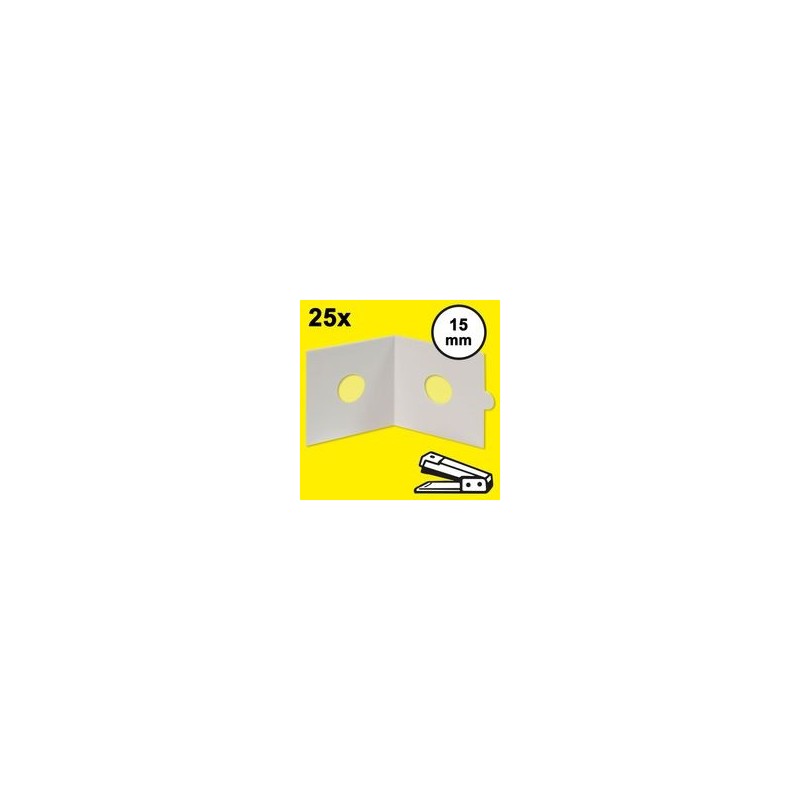 15mm - 39.5mm - Non-Adhesive Hartberger Coin Holders