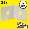 15mm - 39.5mm - Non-Adhesive Hartberger Coin Holders