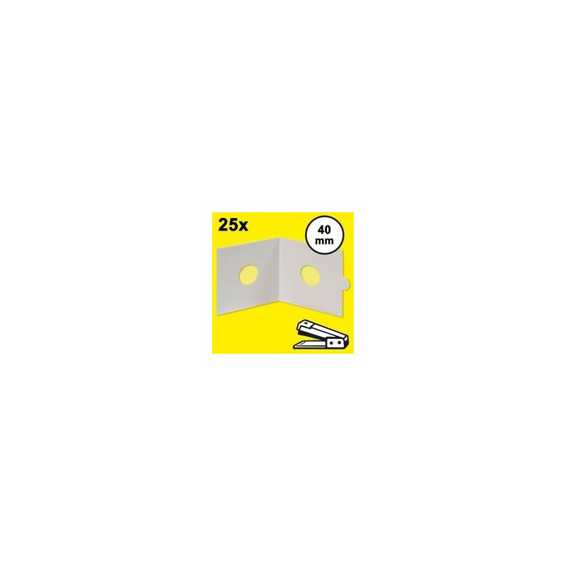 40mm - 53mm - Non-Adhesive Hartberger Coin Holders
