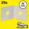 40mm - 53mm - Non-Adhesive Hartberger Coin Holders