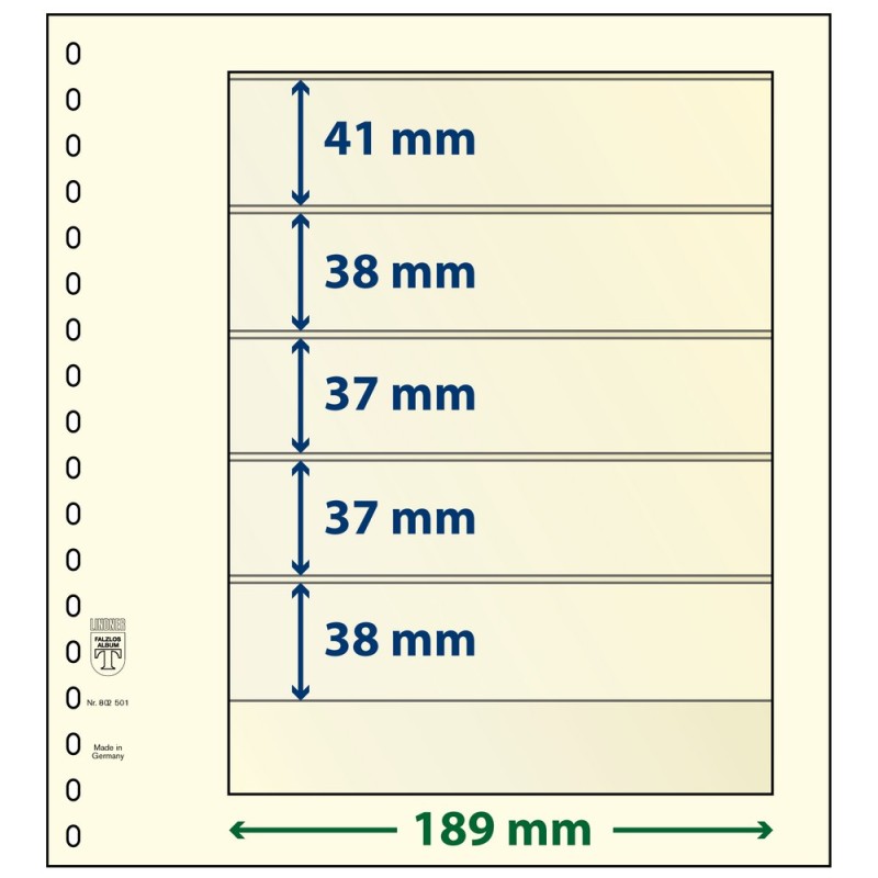 5 Pocket - Lindner T Blank Pages